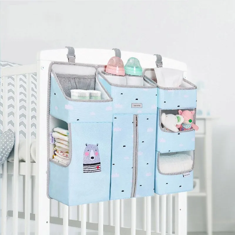 Crib-Hanging Storage Caddy / Storage Organizer for Baby Essentials