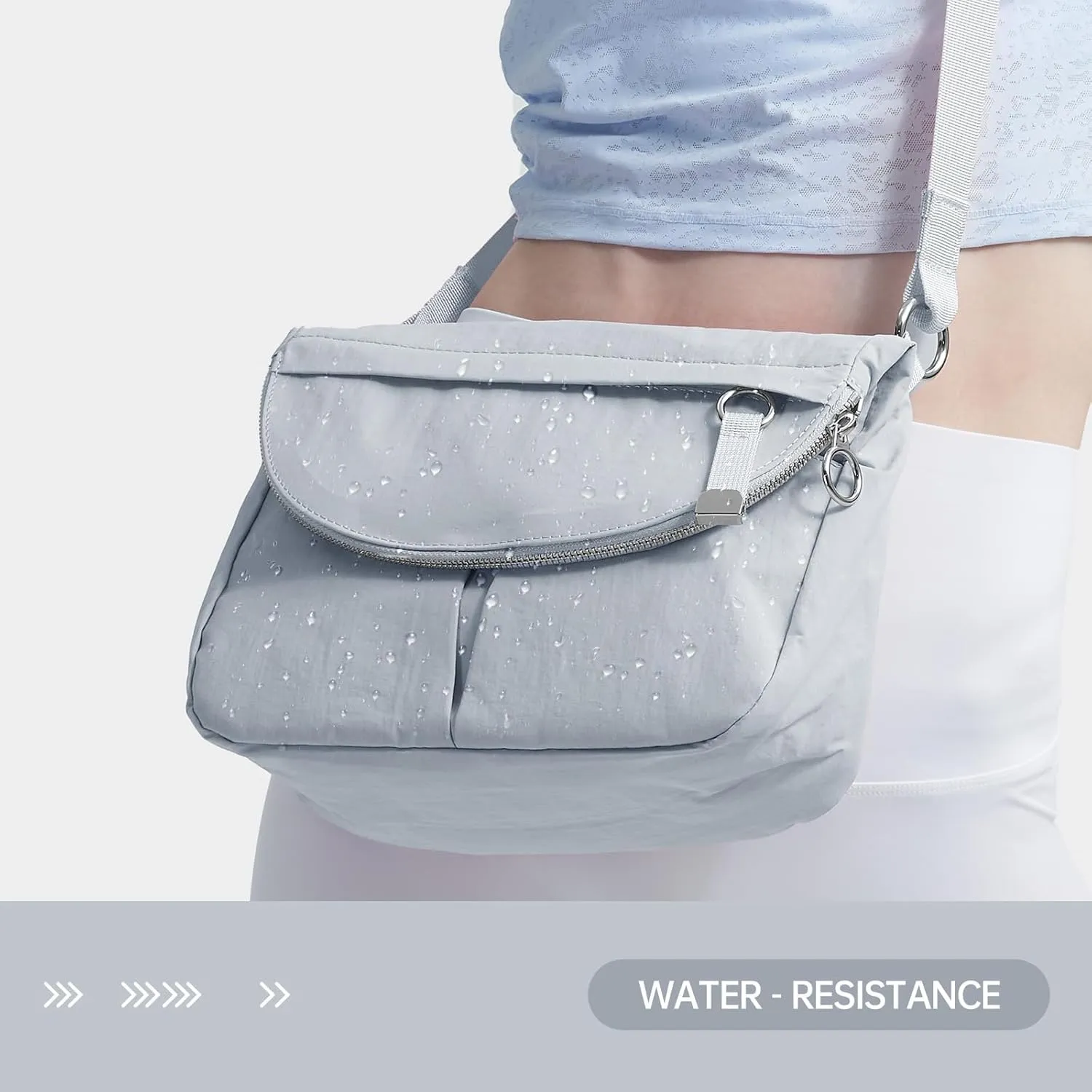 Crossbody Bag for Women, All Night Festival Bag Adjustable Strap Purse Nylon Handbags for Travel Work Casual Outdoor
