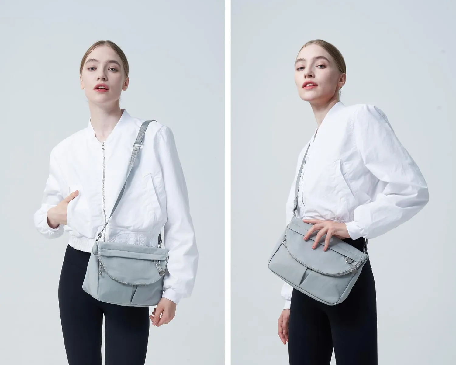 Crossbody Bag for Women, All Night Festival Bag Adjustable Strap Purse Nylon Handbags for Travel Work Casual Outdoor