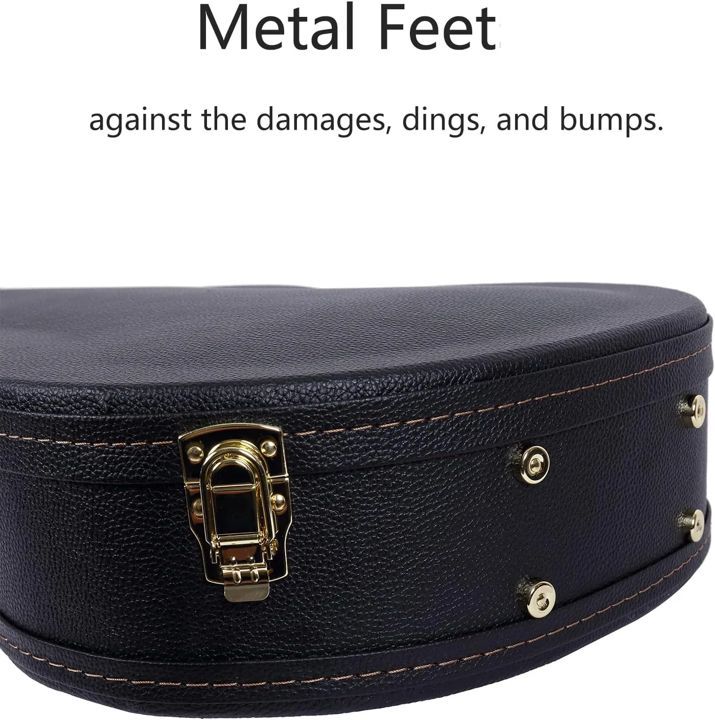 Crossrock Hard Shell Case for F-Style Mandolin in Black(CRW620MFBK)