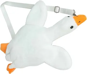 Cute Plush Goose Bag Funny Novelty Purse Shoulder Bag