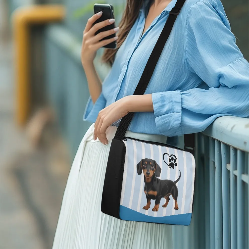 Dachshund Design Large Capacity Underarm Bag
