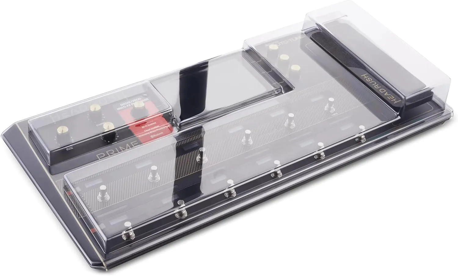 Decksaver Super Strong Polycarbonate Custom Fit Cover Compatible with Headrush Prime Multi-Effects Processor Pedal, Guitar FX Pedal Cover for Travel and Everyday Protection
