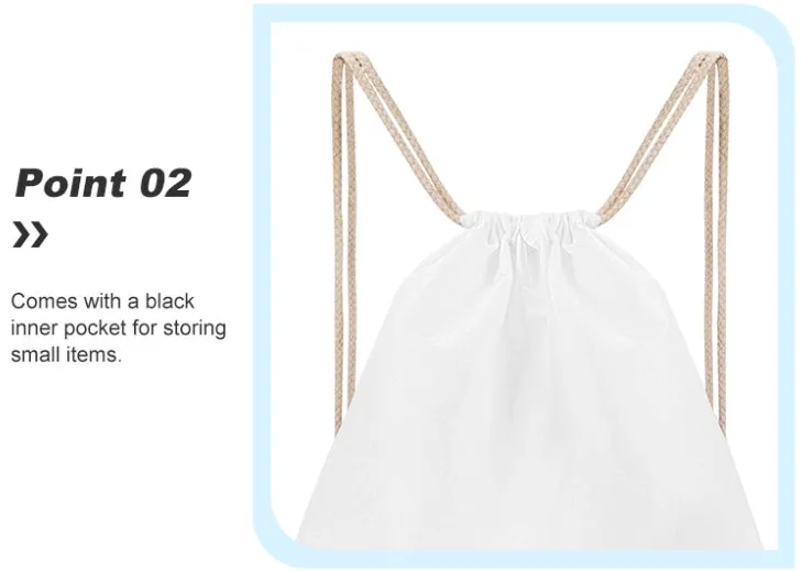 Design Your Own Large-capacity drawstring sports bag