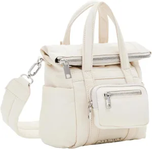 Desigual Accessories Nylon Across Body Bag, White