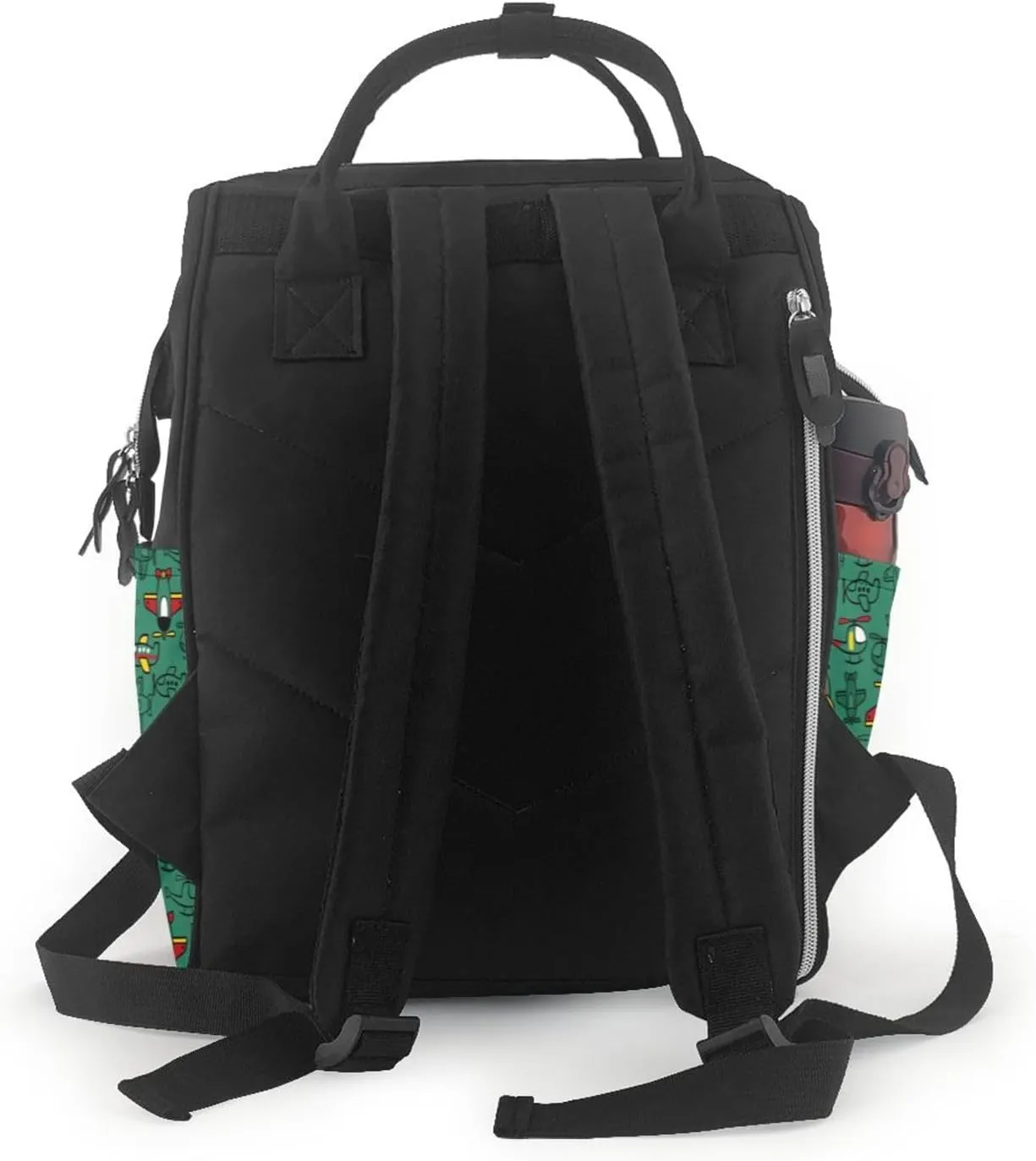 Diaper Bag Backpack For Women, Cartoon Air Transportation Waterproof Multifunction Travel Pack Maternity Baby Changing Bags, Nappy Baby Bags With Multi-Function For Baby