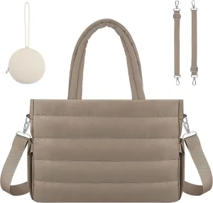Diaper Bag Tote with Silicone Pacifier Case,Tote Bags Crossbody Hospital Bag Travel Large Mommy Bag