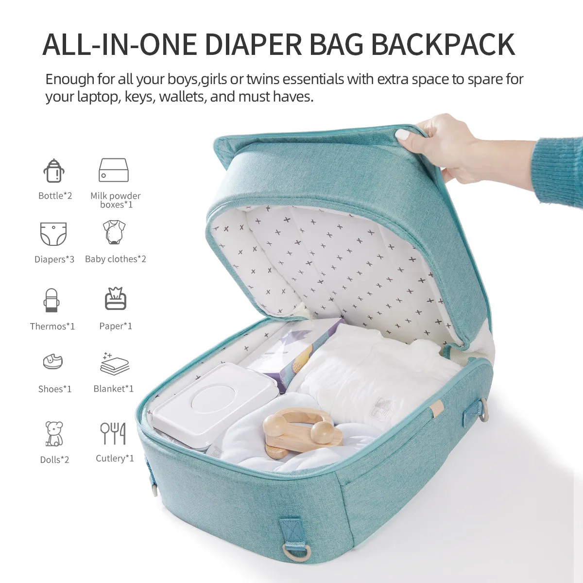 Diaper Highly-rated Rich variety Backpack Bag Portable