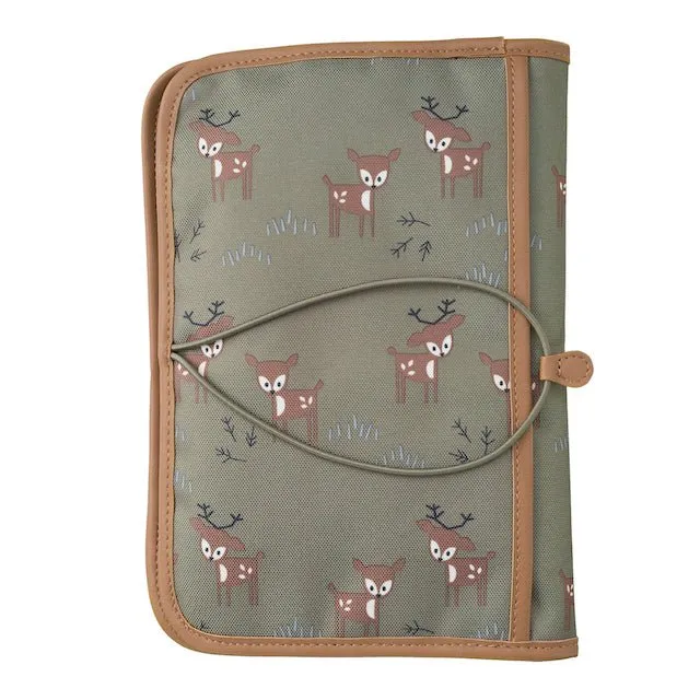 Diaper Travel Pouch - Deer Olive