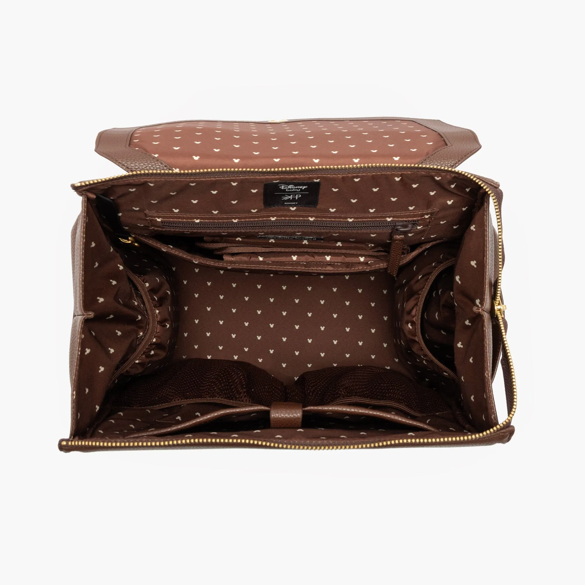 Disney Mocha Mickey Mouse Classic Diaper Bag II