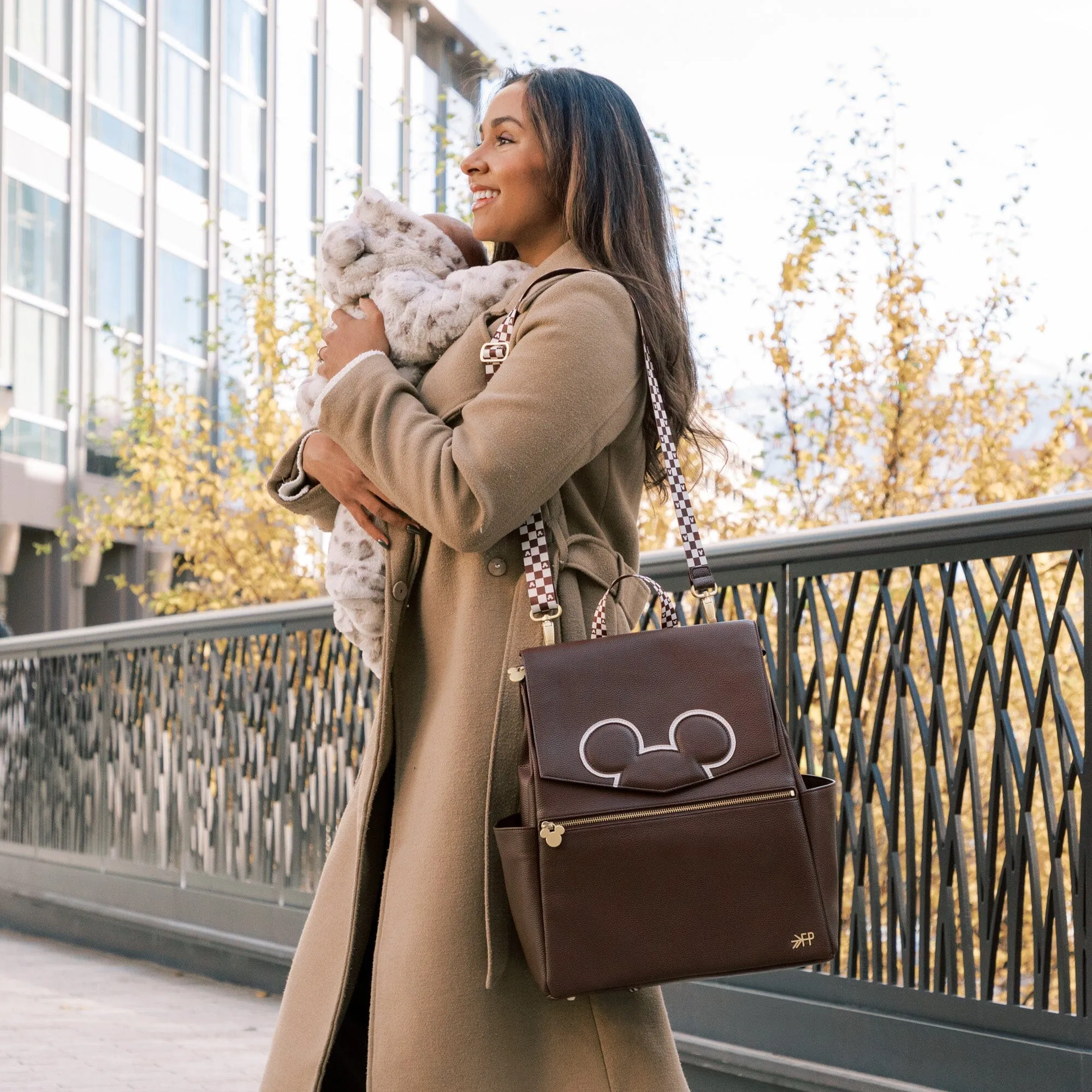 Disney Mocha Mickey Mouse Classic Diaper Bag II