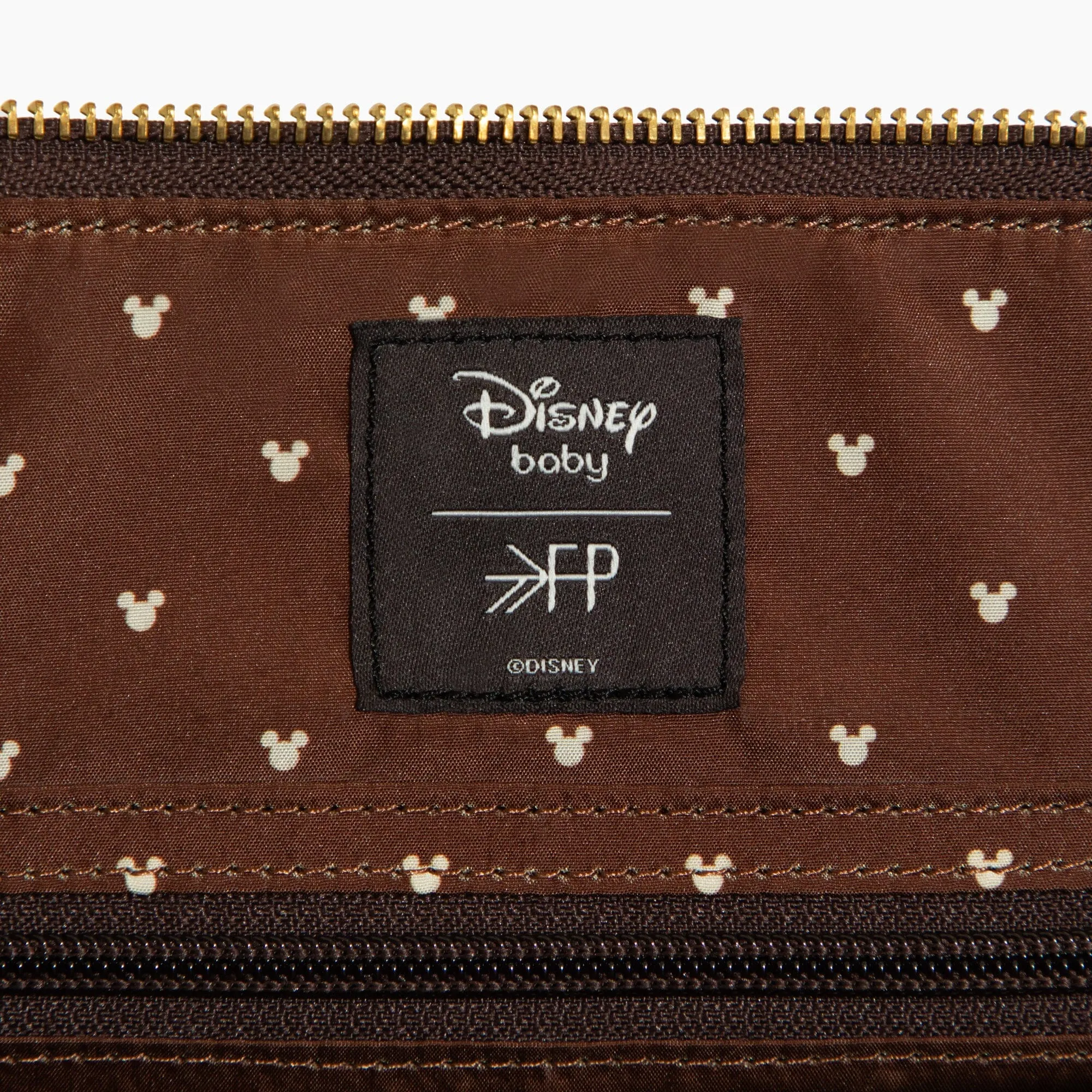Disney Mocha Mickey Mouse Classic Diaper Bag II