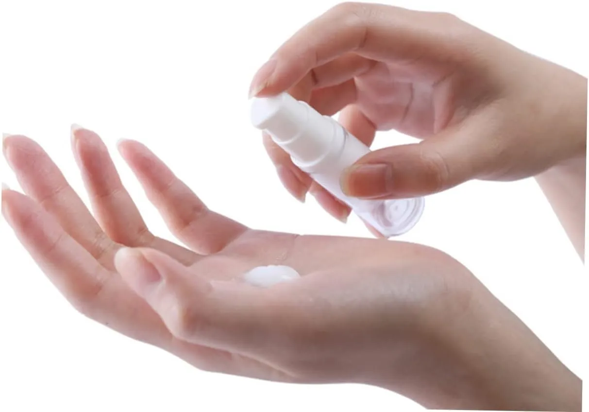 DOITOOL 3sets Plastic Refillable Spray Bottles Mini Press Pump Bottle for Essential Oils Aromatherapy Travel 12pcs*3