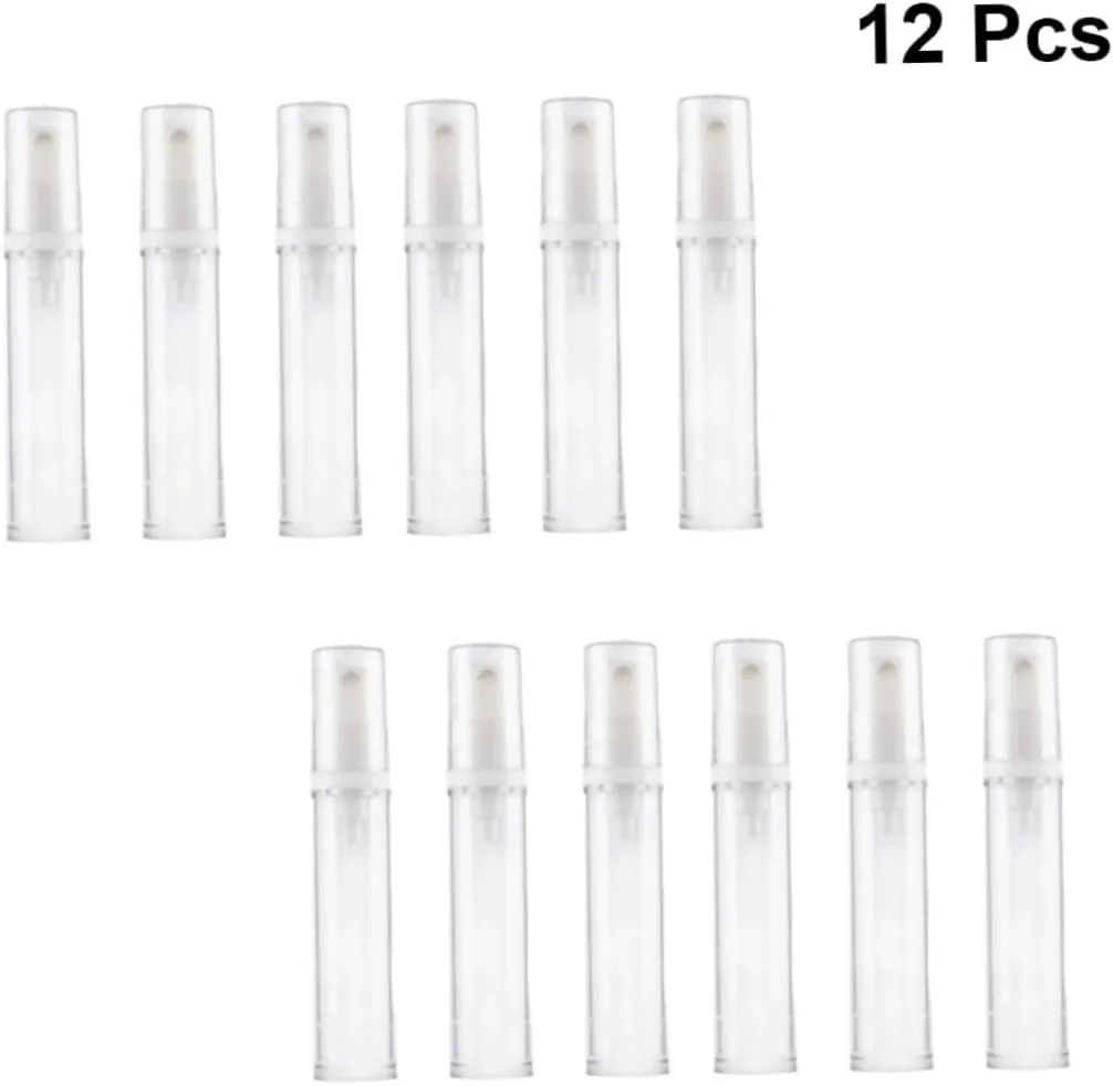 DOITOOL 3sets Plastic Refillable Spray Bottles Mini Press Pump Bottle for Essential Oils Aromatherapy Travel 12pcs*3