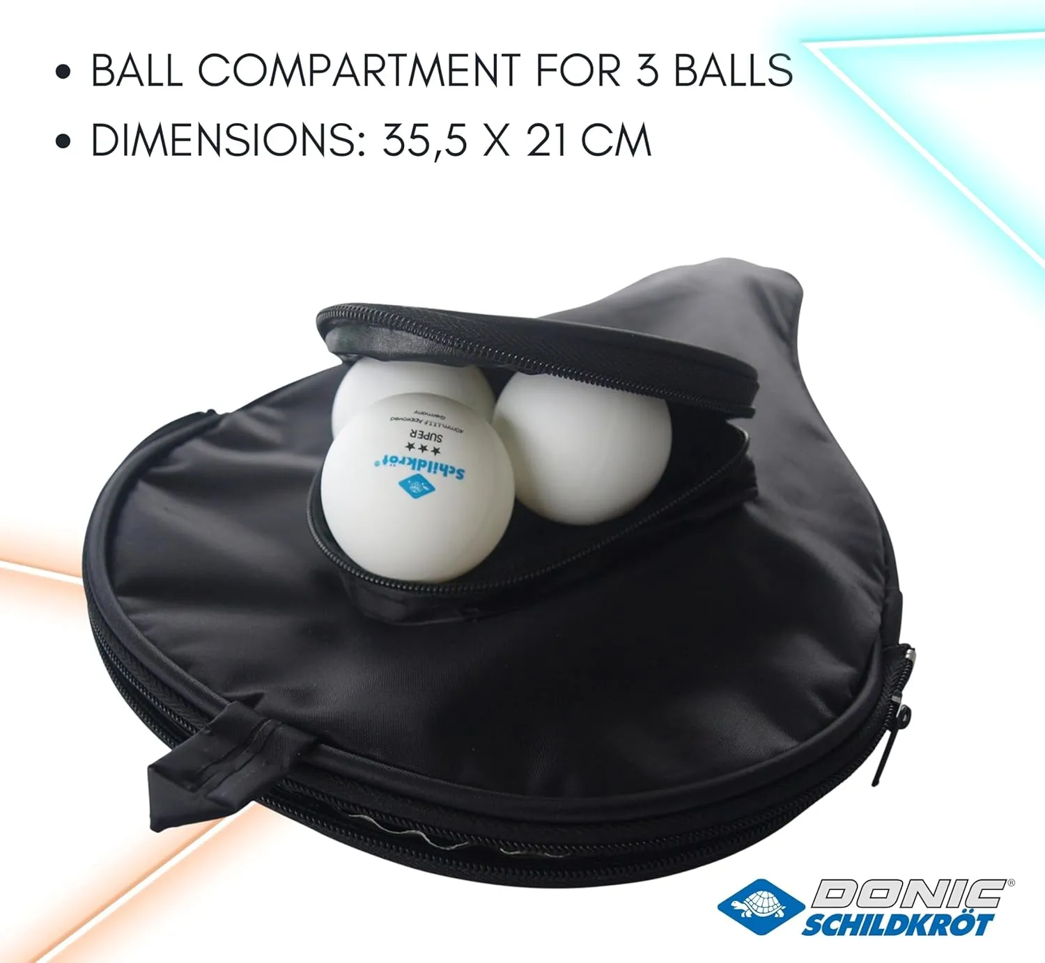 Donic Schildkrot Table Tennis Bat Single Sleeve CLA