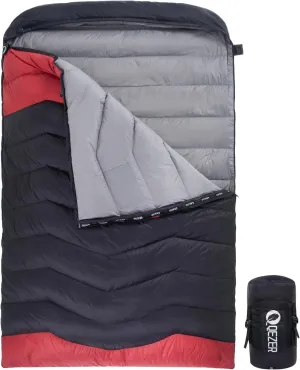 Double Down Sleeping Bags,Suitable for Cold Weather Down Sleeping Bag,Ultra Light Double Sleeping Bag,Suitable for Backpacking, Camping, Hiking