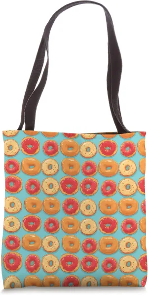 Doughnut Pattern Tote Bag