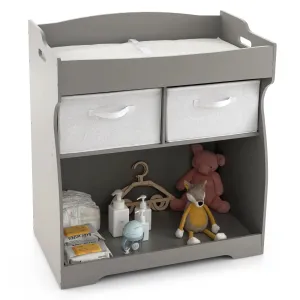Dresser Full assortment & Drawers Station Changing Baby Table with Pad Door-to-door delivery Nursery Infant Diaper