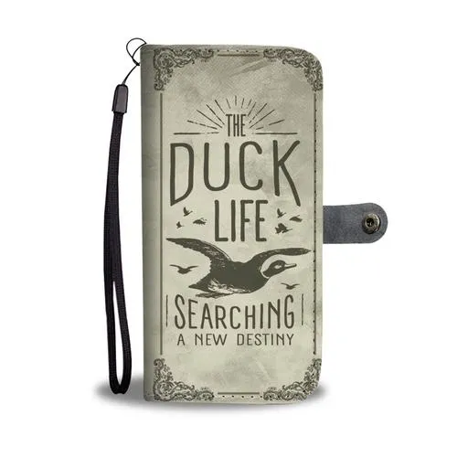 Duck Life Wallet Phone Case with RFID Blocker