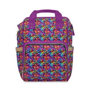 Elegant Butterfly Diaper Backpack - Lightweight & Durable Nylon Baby Bag with Beautiful Butterfly Motifs, Ideal for On-The-Go Parents