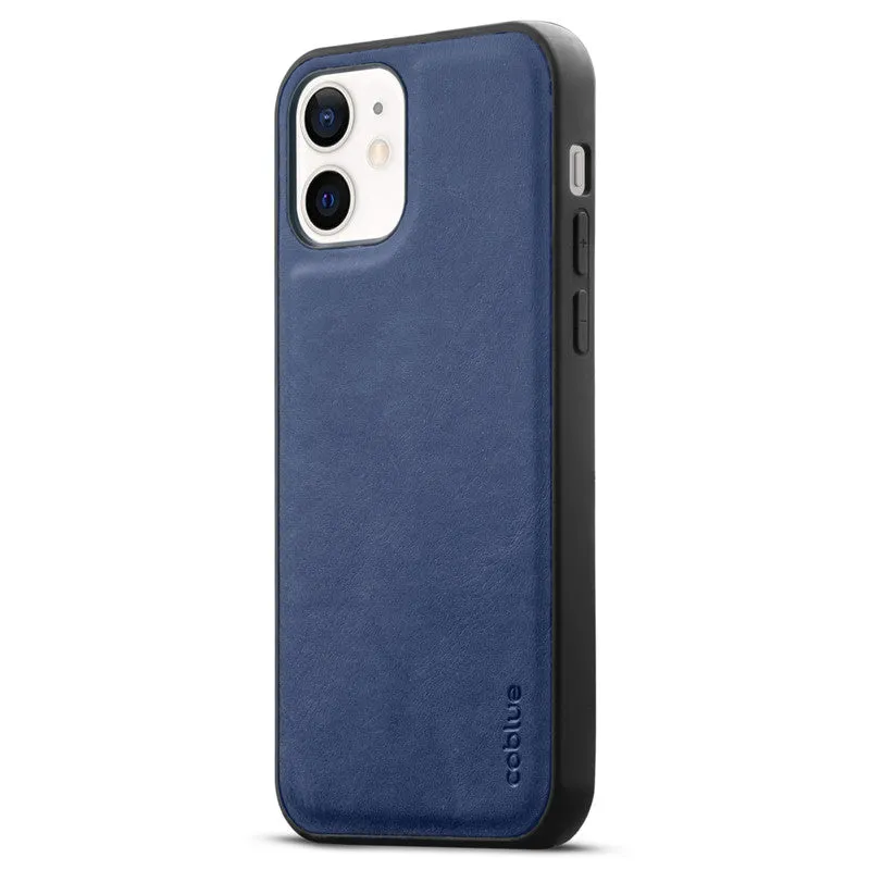 Elegant Leather Finish Back Cover for Apple iPhone 12
