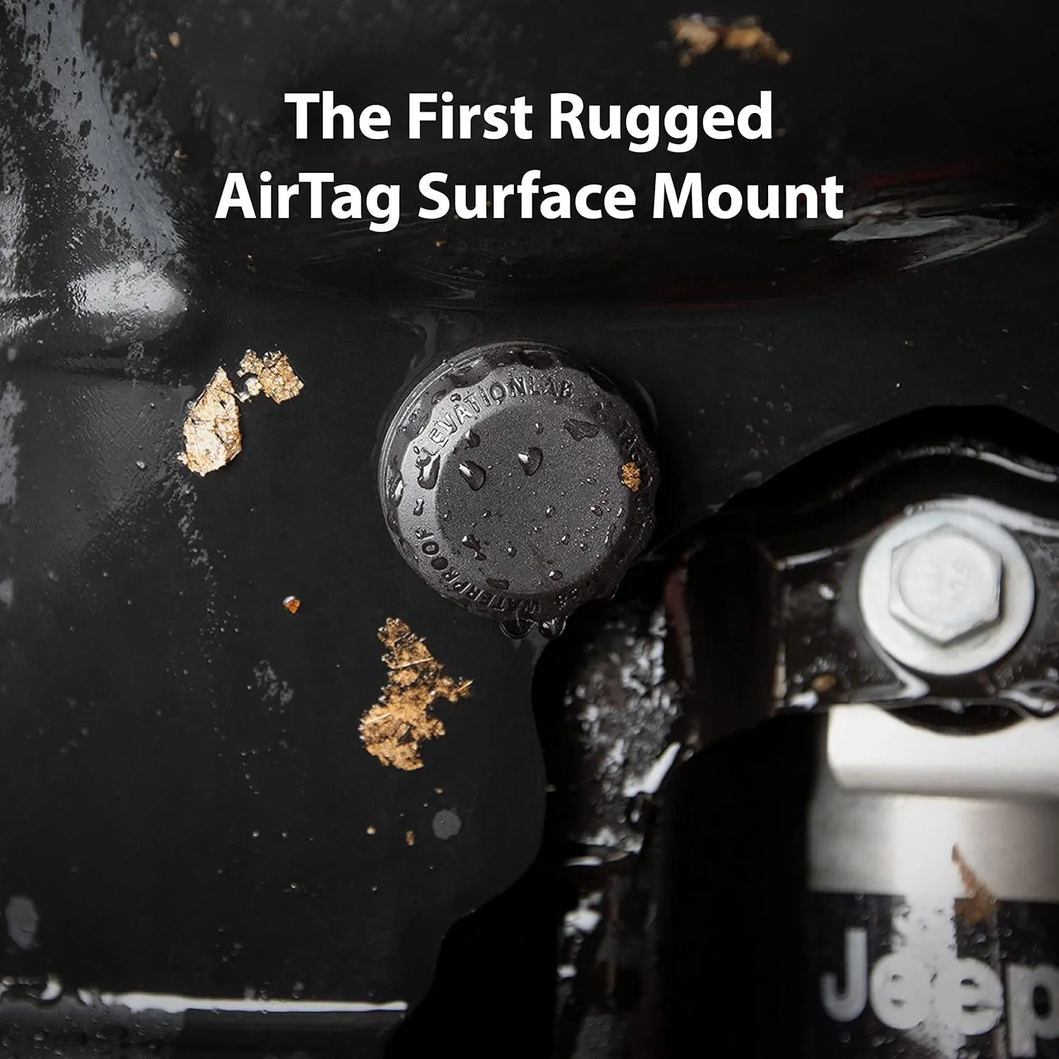 Elevation Lab AirTag Adhesive Mount (4 Pack) - TagVault™ - The Original Waterproof AirTag Stick-On Holder | 3M VHB, Indestructible, Screw-On Design, Find Your Bike, Car, & More