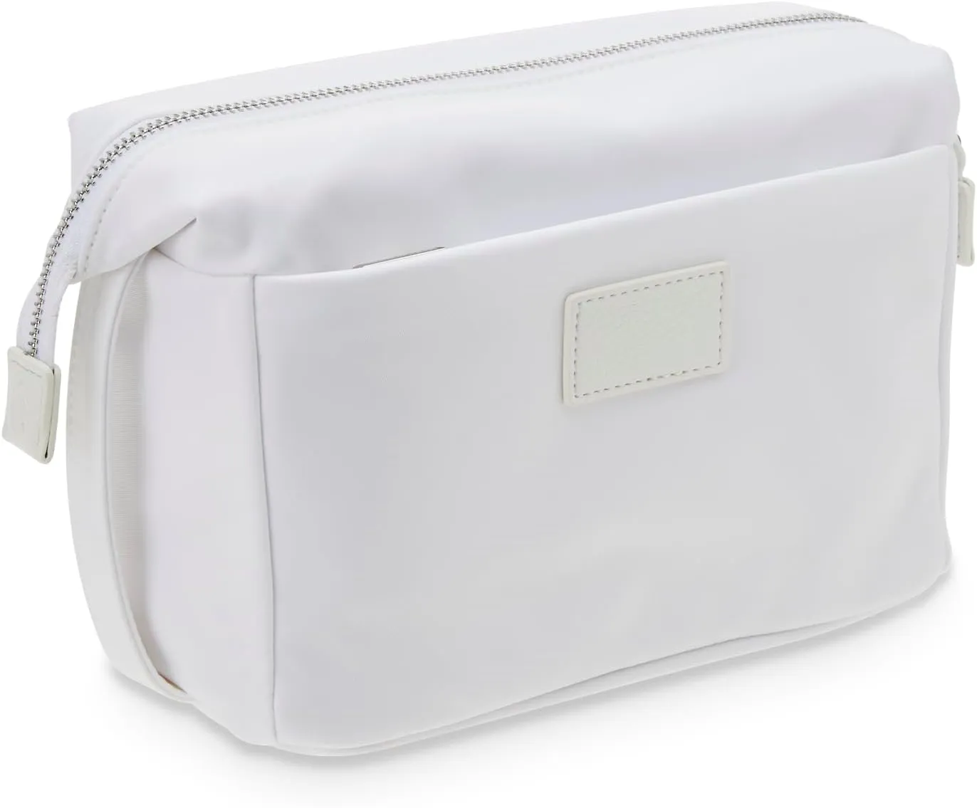 ETOILE - Jet Setter Travel Case Off White Soft Flexible and Foldable Makeup Cosmetic Travel Bag