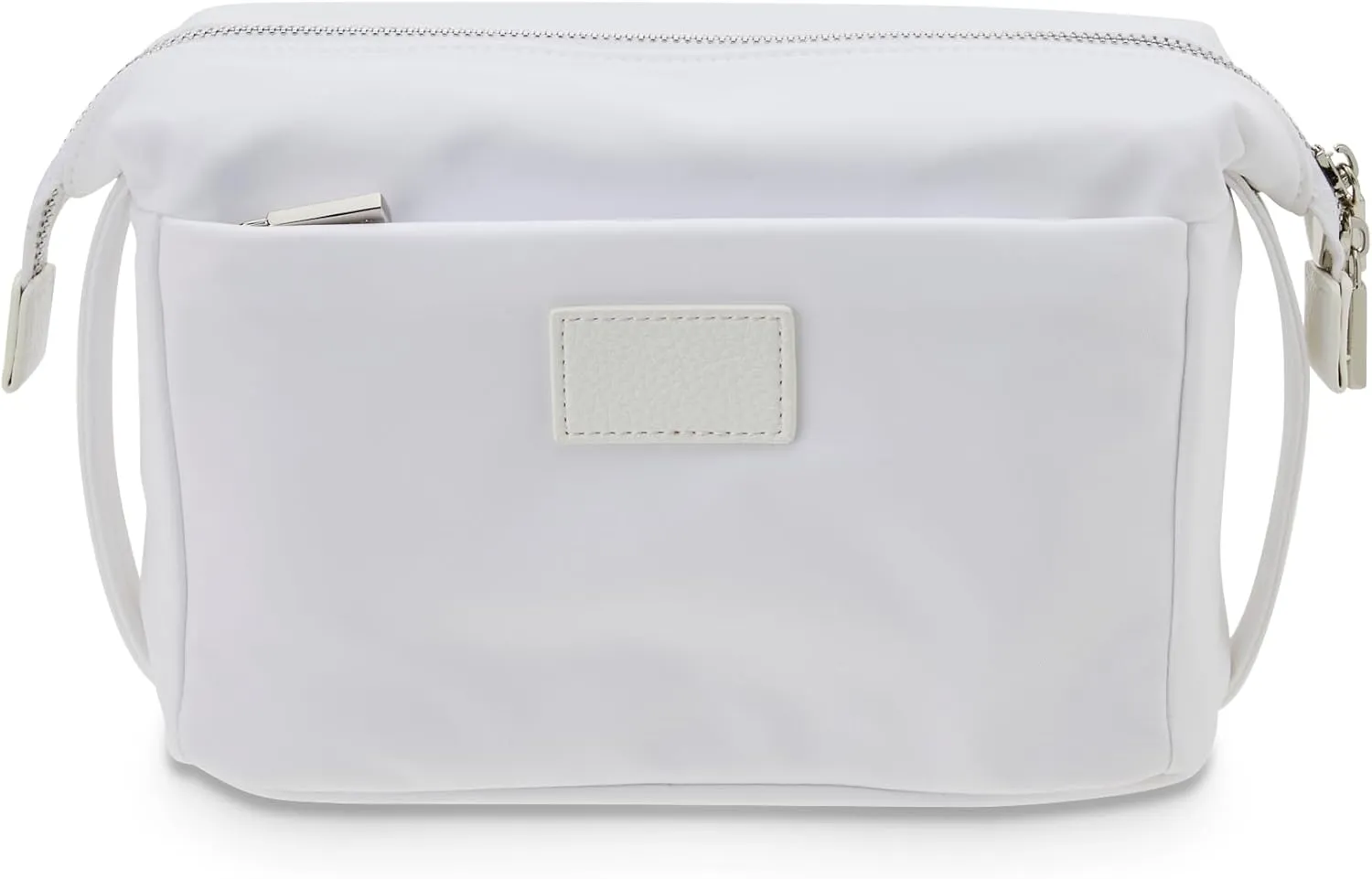 ETOILE - Jet Setter Travel Case Off White Soft Flexible and Foldable Makeup Cosmetic Travel Bag