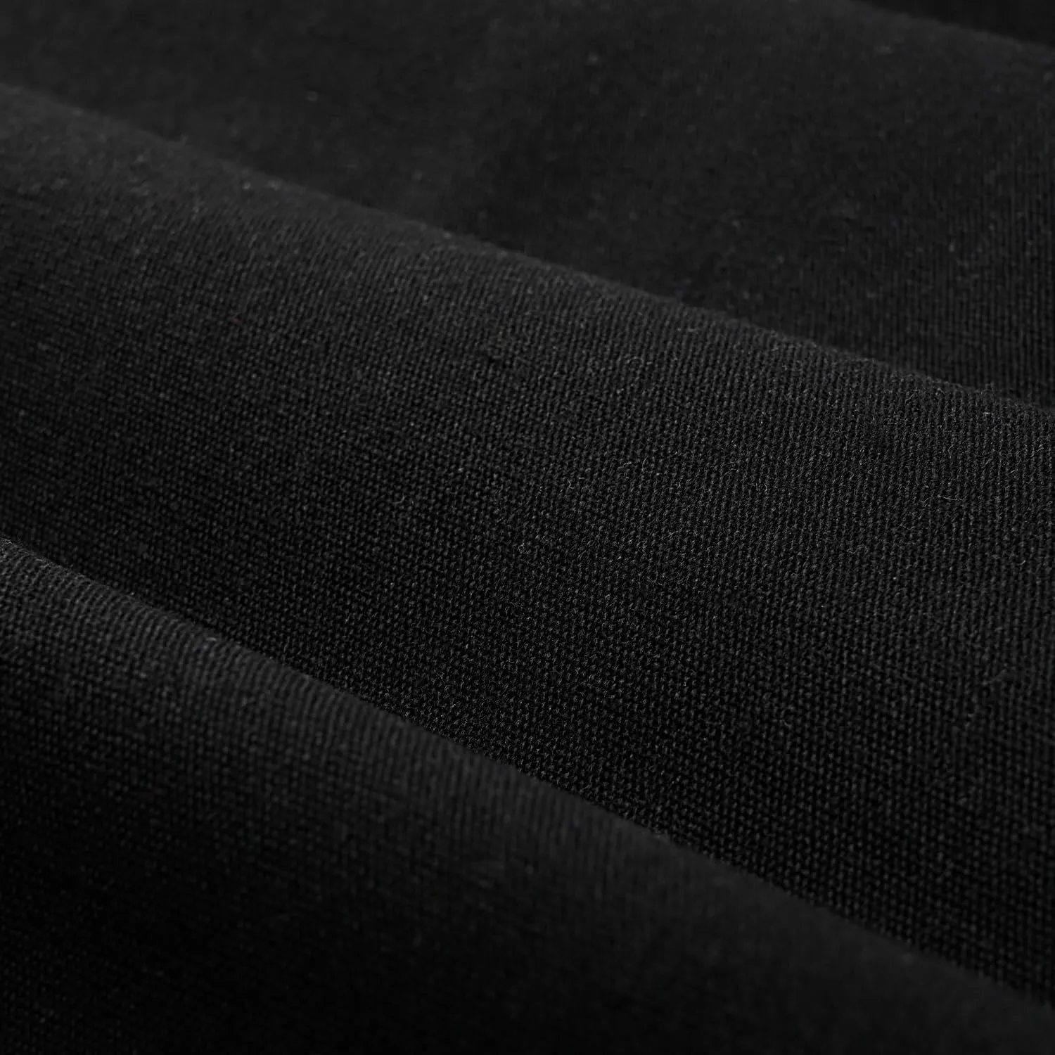 Farmhouse Black Shower Curtain,Bowknot,Cotton Woven and Cotton Blend Fabric,Pleated Black Stripe,Country Style,72x72 in