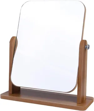 Fashion Makeup Mirror Durable Gray Desktop Cosmetic Mirror for Home Use Lightweight Portable Stylish Design for Women and Makeup Artists
