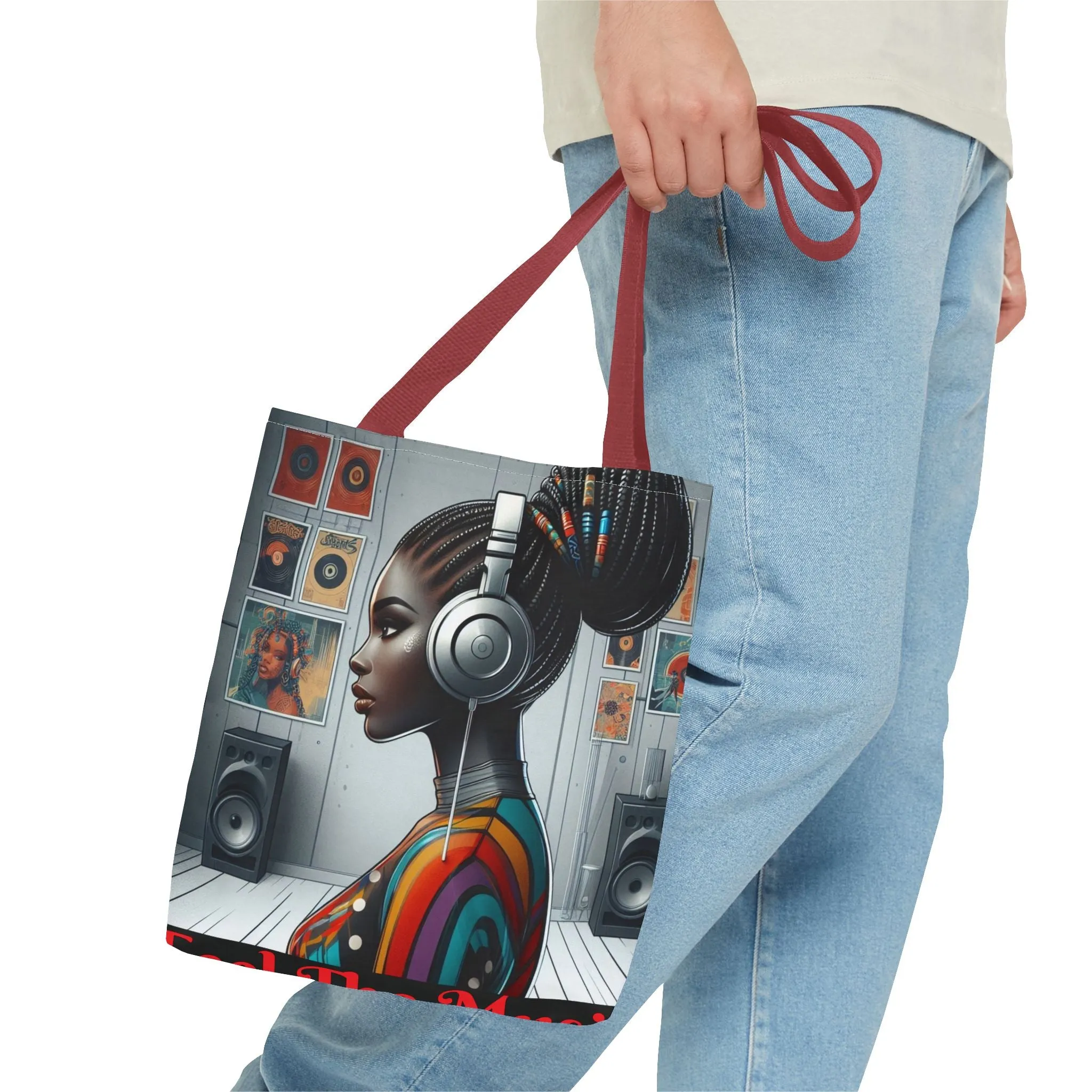 Feel The Music Tote Bag (AOP) #FM11