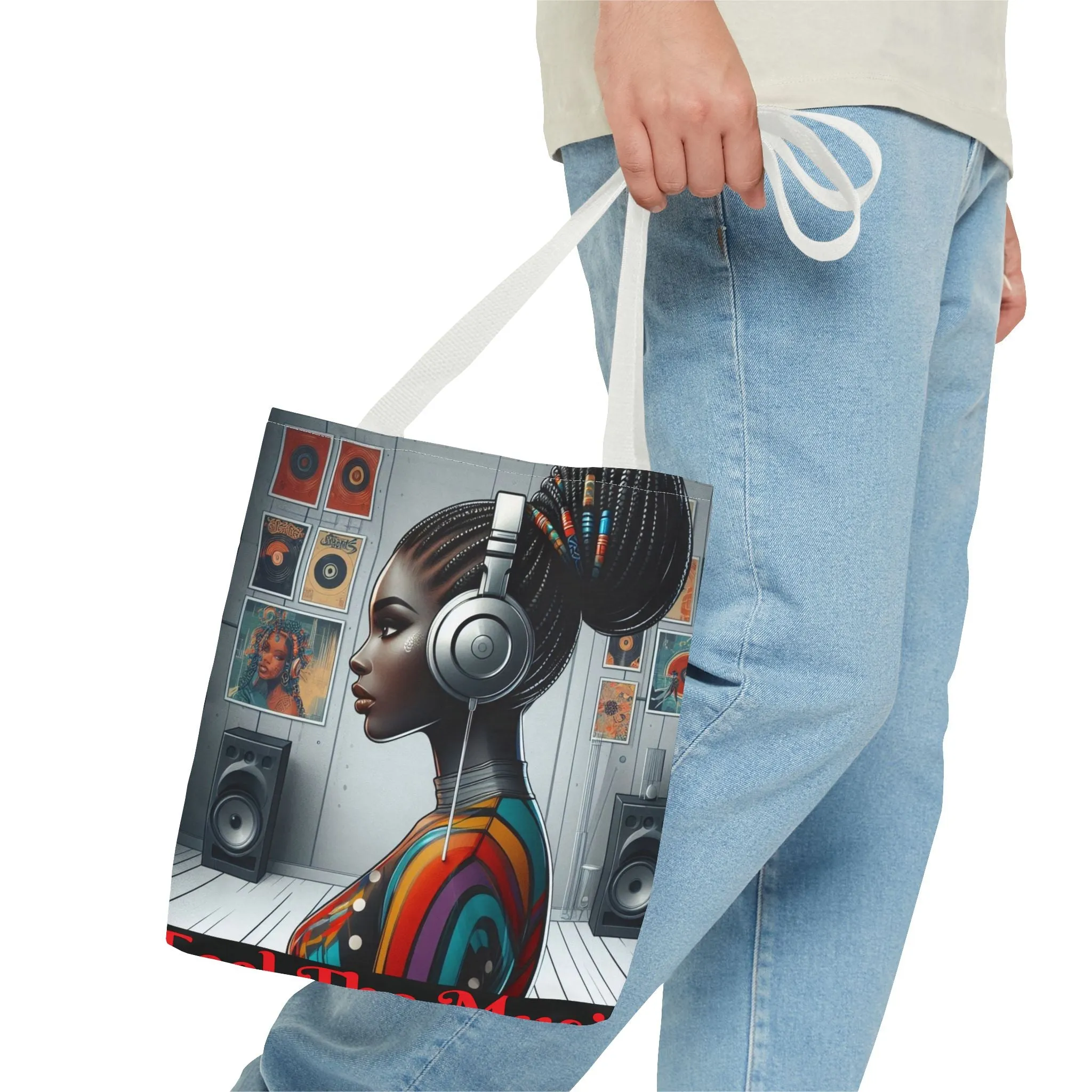 Feel The Music Tote Bag (AOP) #FM11