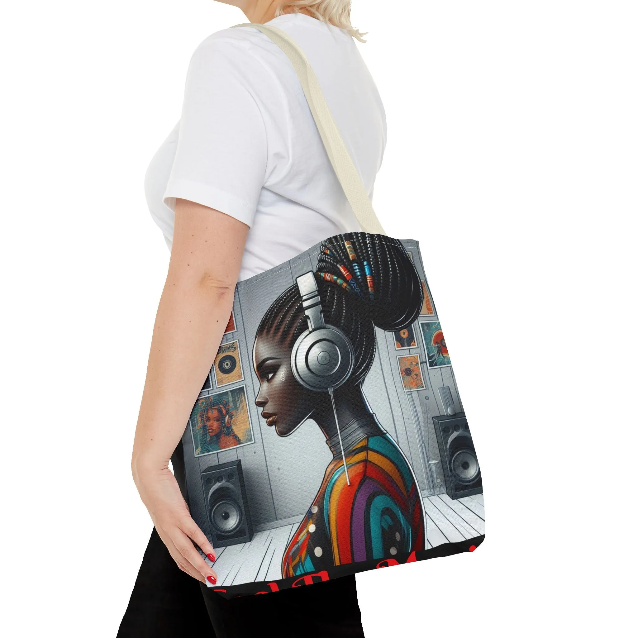 Feel The Music Tote Bag (AOP) #FM11