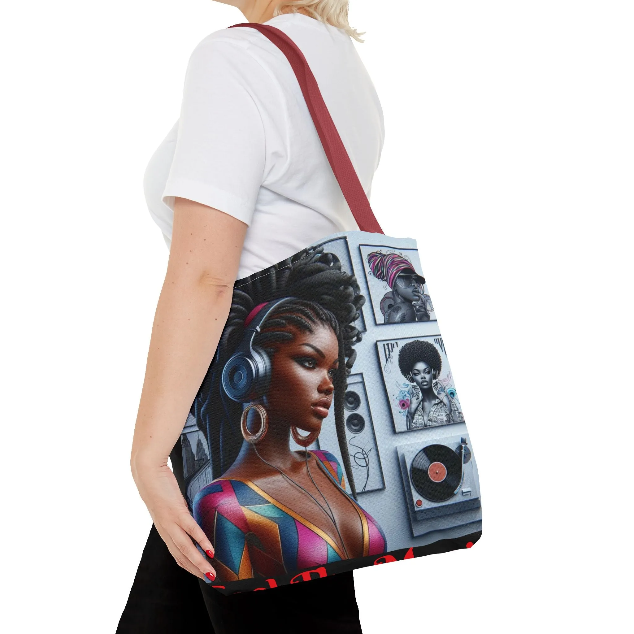 Feel The Music Tote Bag (AOP) #FM12