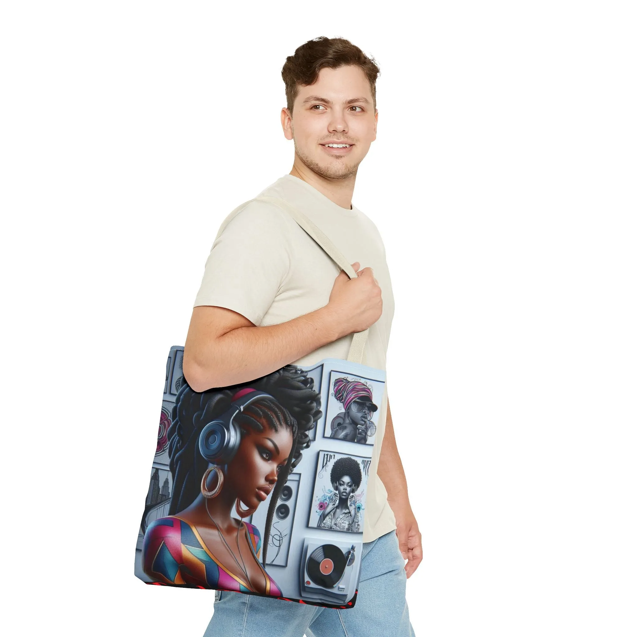Feel The Music Tote Bag (AOP) #FM12