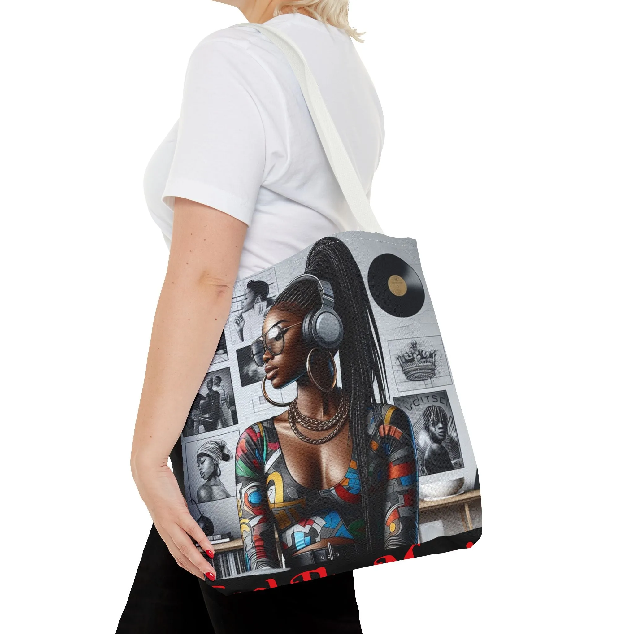 Feel The Music Tote Bag (AOP) #FM14