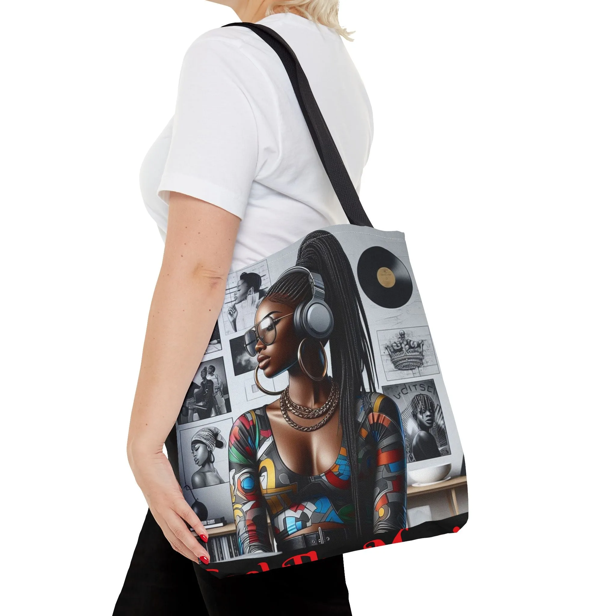 Feel The Music Tote Bag (AOP) #FM14