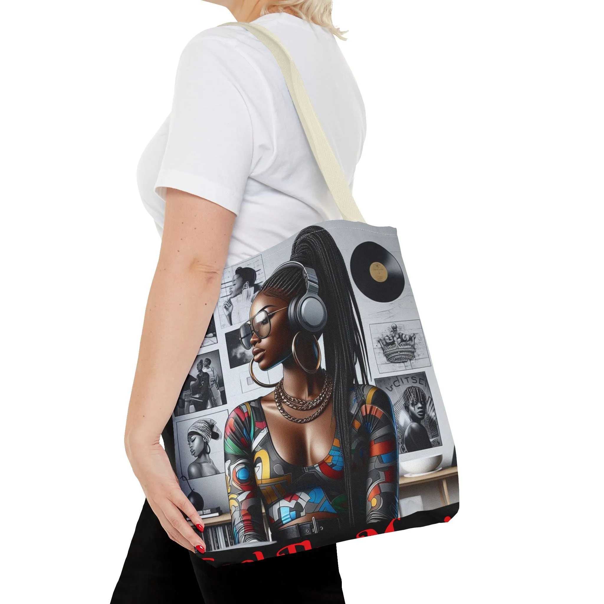 Feel The Music Tote Bag (AOP) #FM14