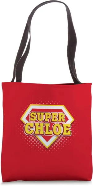 First name Chloe personalized design, super Chloe Tote Bag