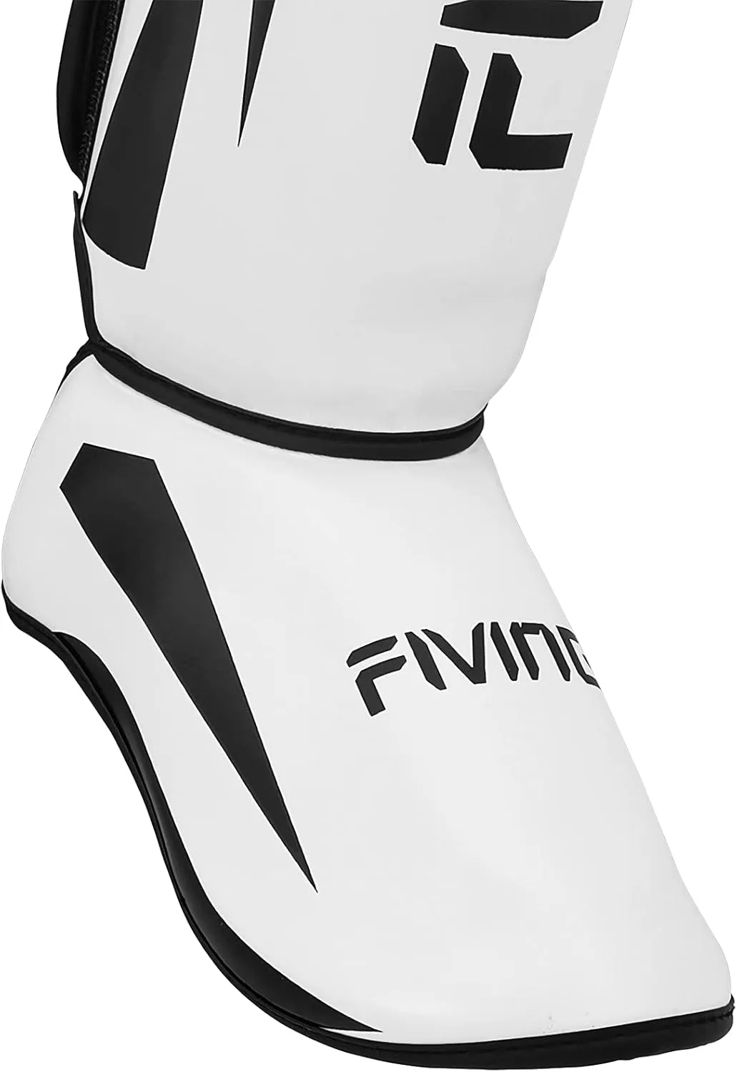 FIVING MMA Martial Arts Shin Guards – Padded, Adjustable Muay Thai Leg Guards with Instep Protection for Kickboxing/MMA Training and Sparring – Durable, Professional MMA Equipment