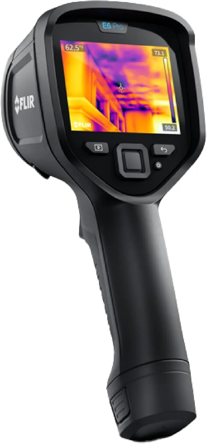 FLIR E6 Pro - Commercial Thermal Imaging Camera with Wifi. High Resolution Infrared Camera with FLIR Ignite Cloud