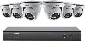 FLIR M5108364 Quad HD Security System Digital Surveillance Camera, Black