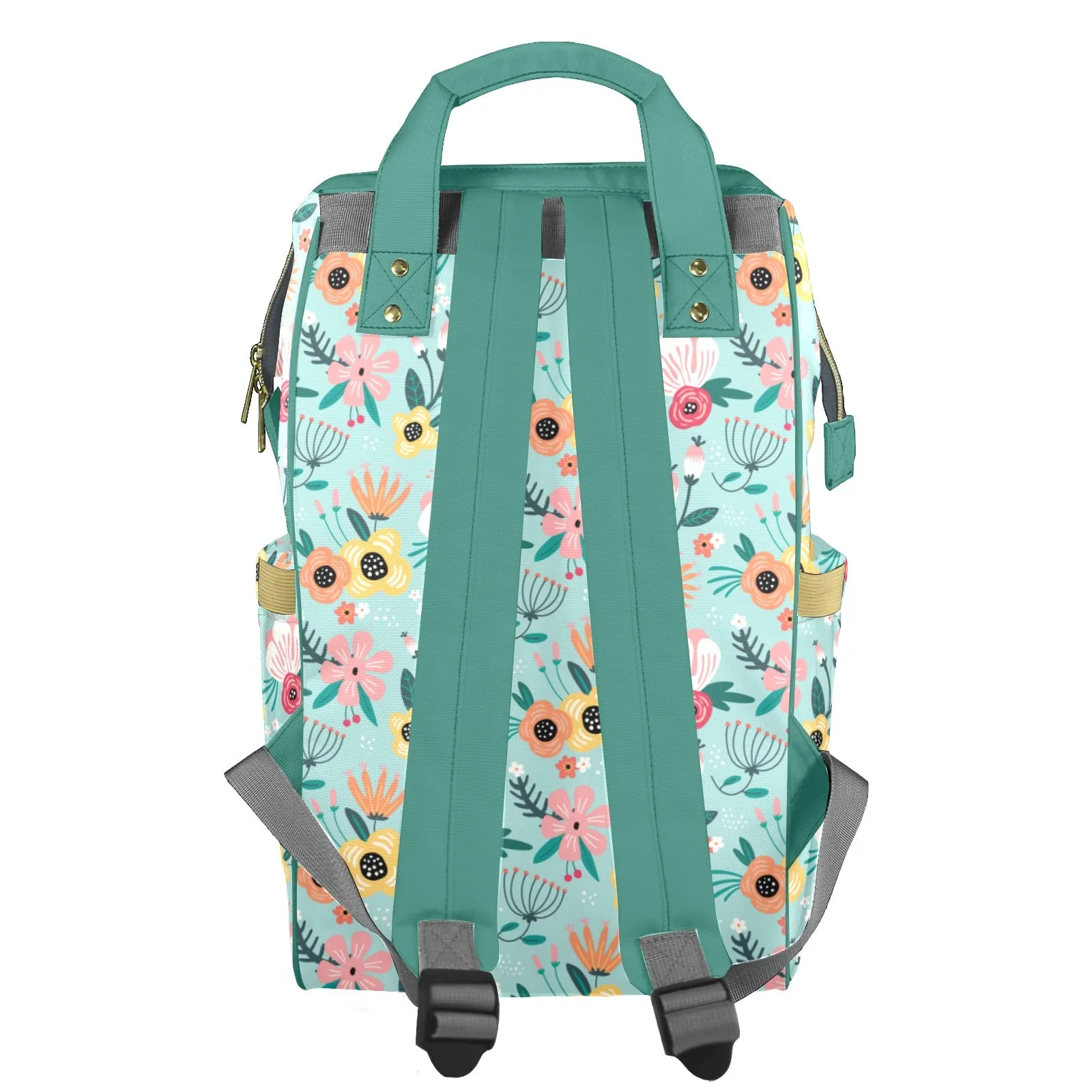 Floral Fancy Customizable Diaper Bag