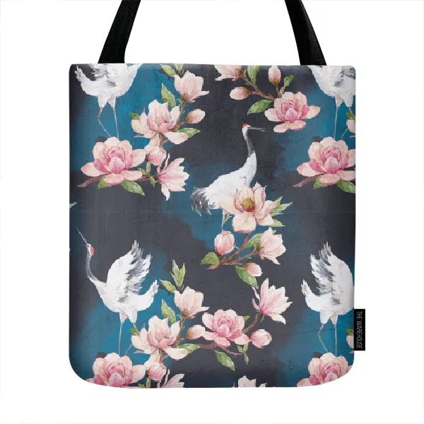 Floral Pattern TOTE BAG