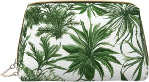 Flowering Herbs And Herbaceous Plants Travel Toiletry Organizer, Portable Makeup Bag For Women