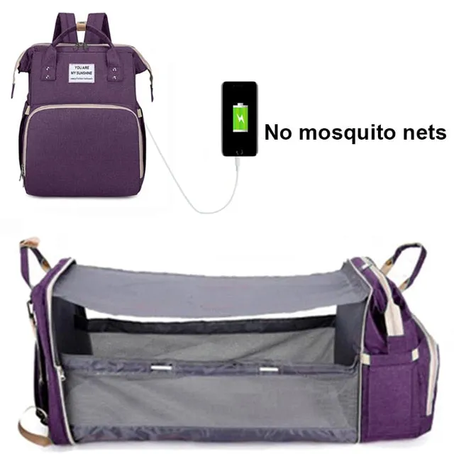 Folding Mommy Crib Bag Folding Fast worldwide shipping Buy-one-get-one-free