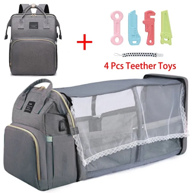 Folding Mommy Crib Bag Folding Fast worldwide shipping Buy-one-get-one-free