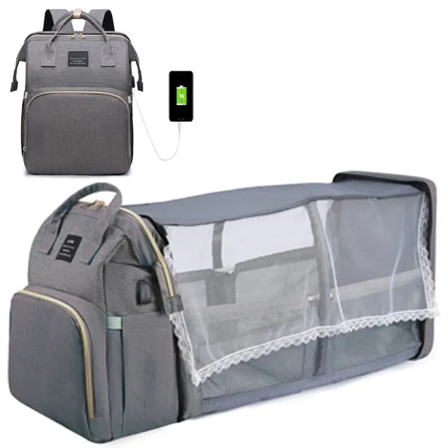Folding Mommy Crib Bag Folding Fast worldwide shipping Buy-one-get-one-free