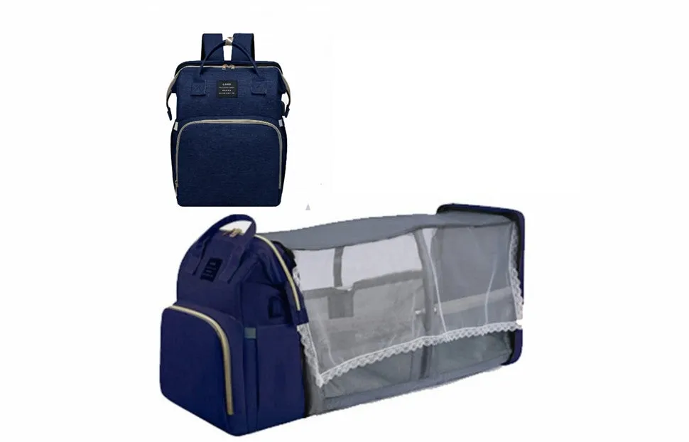 Folding Mommy Crib Bag Folding Fast worldwide shipping Buy-one-get-one-free