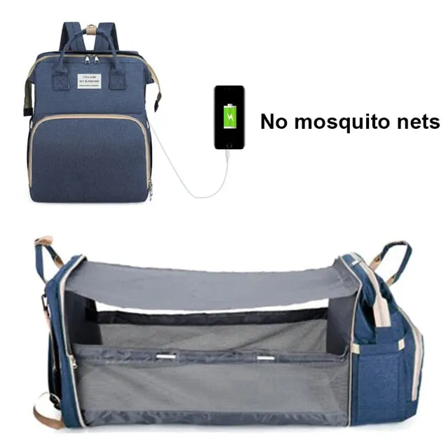 Folding Mommy Crib Bag Folding Fast worldwide shipping Buy-one-get-one-free